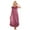 A-Watermelon Red, variant on Wyobmus Womens Nightgown Sleeveless Ice Silk Sleepdress Summer Lace Ruffle Collar Homewear Sleepwear Mid-Calf Sleepshirts B-Beige
