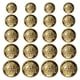 thumbnail image 1 of WORGEOUS 50pcs Botones de costura DIY Botones de latón vintage Botones de reemplazo de ropa, 1 of 8