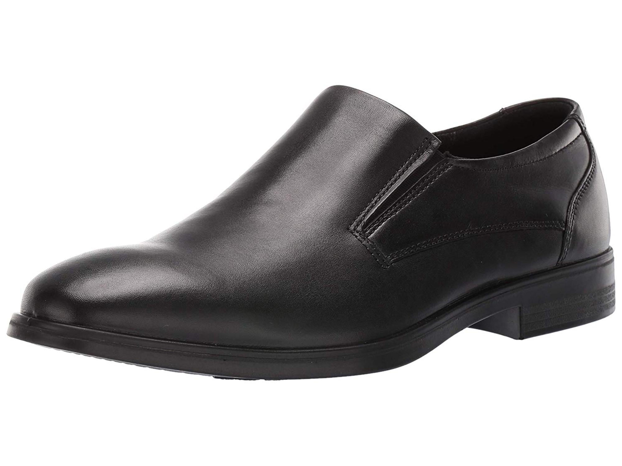 ECCO - ECCO Men's Melbourne Plain Toe Slip on Loafer, Black, Size 11.0 ...