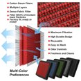 thumbnail image 5 of DNA Motoring AFCAB-004-RD For 1993-2011 VW Beetle/Golf City/Passat Audi S3/S8/TT Seat Leon Drop-In Panel Cabin Air Filter Red, 5 of 5