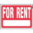 thumbnail image 2 of HY-KO Products RS-603 for Rent Plastic Sign, 24 in x 19 in, White/Red, 2 of 2