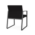 thumbnail image 5 of Gansett Reception Waiting Room Healthcare Guest Chair / Charcoal Steel / Black, 5 of 5