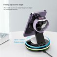 thumbnail image 3 of Magnetic three in one wireless fast charging dock, suitable for wireless charging of mobile phones, watches, and headphones, suitable for iPhone 15 14 13 12 11 Pro Max and Apple Watch iwacth AirPods, 3 of 16