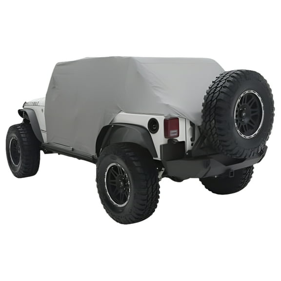 SmittyBilt CAB CVR W/DOOR FLAP GRAY - SB1069