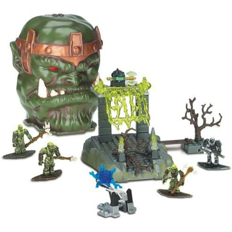 Mega Bloks Plasma Dragons Fire Cavern Helmet Building Set, 40