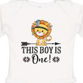 thumbnail image 4 of Inktastic 1st Birthday Party Tribal Lion Boys Boys Long Sleeve Baby Bodysuit, 4 of 5