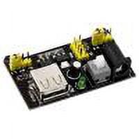 Mini Breadboard 65 Jump Wires Breadboard Power Module para Arduino (MB102 Black)