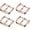 Rose Gold, variant on Watch Band Replacement Buckle 316L Stainless Steel Clasp for Leather Silicone Nylon Canvas Silver Tone 20mm