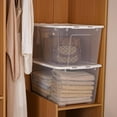 thumbnail image 4 of L Clear Plastic Storage Bins with Lids Stackable and Nestable Storage Boxes with Lids Large Plastic Storage Containers for Garage Closet Kitchen s, 4 of 5