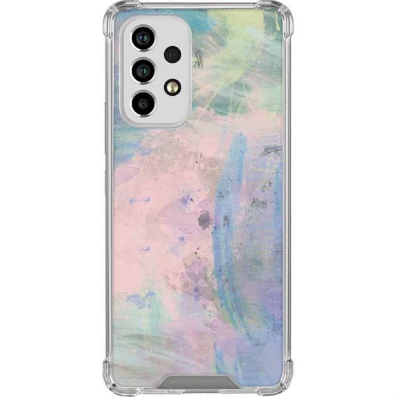 Skinit Abstract Art Rose Quartz & Serenity Abstract Galaxy A33 5G Clear Case