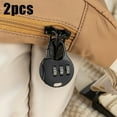 thumbnail image 4 of 3 Digits Password Combination Padlock Alloy Steel Suitcase for Luggage Travel, 4 of 4