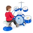 thumbnail image 5 of Costway Juego De Batería Para Niños Pequeños, Batería Con Platillo, 2 Baquetas, Atril Y Pedal, Instrumento Musical De Percusión De Juguete Con Taburete, Regalo Ideal Para Niños Mayores De 3 Años, 5 of 5