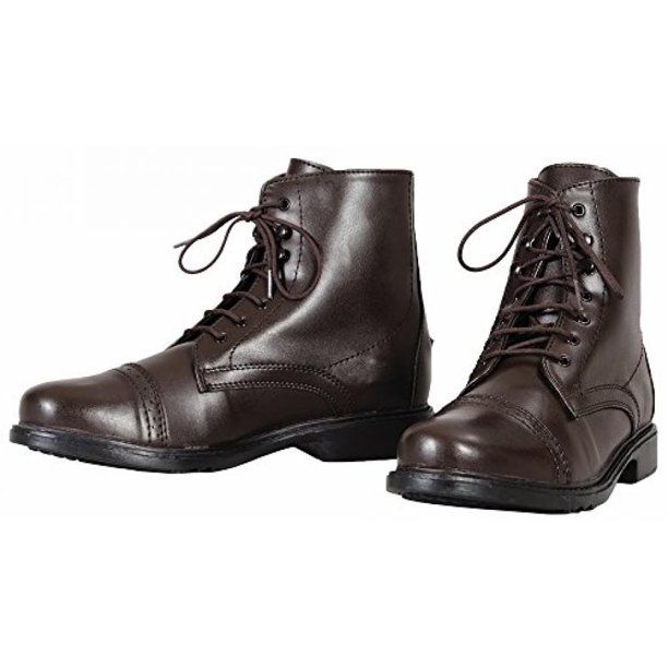 TuffRider TuffRider Children's Starter Lace Up Laced Paddock Boots, Mocha, 1