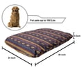 thumbnail image 2 of Ethnic Pet Bed, Inspired Repeating Folkloric Pattern with Colorful Traditional Motifs, Chew Resistant Pad for Dogs and Cats Cushion with Removable Cover, 24" x 39", Multicolor, by Ambesonne, 2 of 4