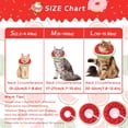 thumbnail image 2 of Minzimin 1Pack Cat Cone Collar Soft, Adjustable Cat Recovery Collars Spay Cones to Stop Licking, Cute Donut E Collar After Surgery, Anti-Lick Wound Healing Elizabethan Collar for Kittens, 2 of 7