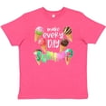 thumbnail image 3 of Inktastic Make Every Day Summer Ice Cream Cones Youth T-Shirt, 3 of 5