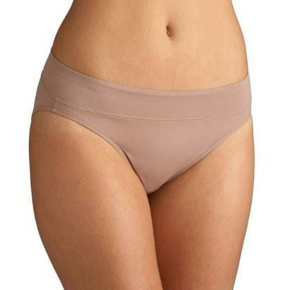 Women's Warner's 5138 All Day Fit No Pinching Hi-Cut Brief Panty (Mocha L)