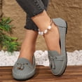 thumbnail image 5 of LTTVQM Womens Loafers Business Casual Flats Shoes Slip On Comfortable Lightweight Penny Loafers Work Office Driving Flats Dress Shoes Gray 41(US-8.5), 5 of 5