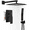Matte Black, variant on LIFERECORD Shower Faucet Set, Matte Black Shower System with 10-Inch Rainfall Shower Head, Handheld Shower, Adjustable Bathroom Shower Fixture with Brass Rough-In Valve