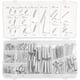thumbnail image 1 of Juego de resortes de compresión y extensión SSuperp 200 piezas Acero galvanizado, 1 of 5