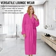 thumbnail image 2 of KAHAF COLLECTION - Terry Cotton Robes for Women and Men, Terry Shawl Collar Bathrobe, One Size, Unisex for Men and Women, 2 of 7