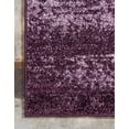 thumbnail image 4 of Unique Loom Del Mar Collection Contemporary Transitional Runner Rug, 2 Feet 7 Inch x 10 Feet, Violet/Eggplant Purple, 4 of 5