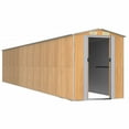 thumbnail image 3 of vidaXL Storage Shed Outdoor Storage Shed for Backyard Patio Galvanized Steel, 3 of 7