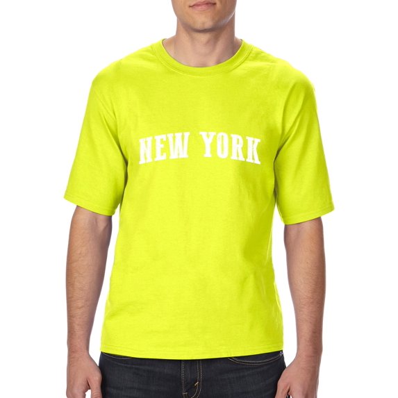 "Mens and Big Mens New York City T-Shirt, up to size 3XLT"