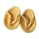 thumbnail image 5 of Zapatillas hechas a mano para sesión de fotos de bebés recién nacidos, divertidas zapatillas de algodón sólido de , accesorios de fotografía, Amarillo Hugo zapatilla foto prop, 5 of 10