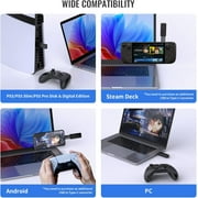 Wireless Adapter Converter Compatible with PlayStation5 & PC,Makes PS5/PS4/Xbox/Switch Controllers Compatible with Your PS5 & PC,Supports All PS5 Games (Black)