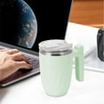 thumbnail image 3 of Binwennn Tasse à Café en Acier Inoxydable avec Poignée Ensemble Tasse en Verre Tasse à Mélanger Automatique Tasse à Café Lait Tasse à Mélanger Automatique, 3 of 6