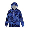 thumbnail image 3 of Sudadera con capucha con estampado 3D de flores de rosas coloridas para hombre y mujer, jersey con estampado floral de Harajuku, ropa de calle para primavera y otoño, 3 of 5
