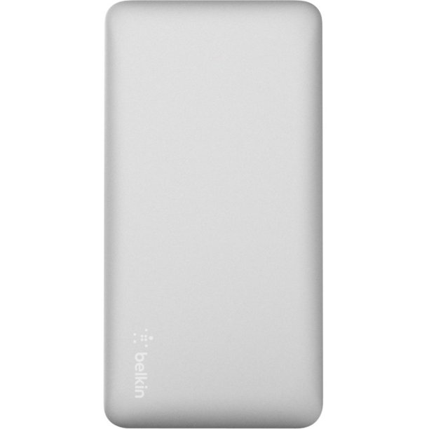 Belkin Pocket Power 5K Portable Charger with Micro USB Cable, Silver
