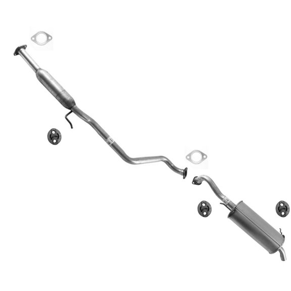 Exhaust Middle Resonator & Muffler for Hyundai Elantra 1.8L Sedan 2011-2016