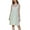 Green, variant on Women's Cotton Nightgown Victorian Sleeveless Pjs Soft Ruffle V Neck Cami Lace Chemise Comfy Cool Lightweight Short Sleep Dress Summer Sleepwear White Large