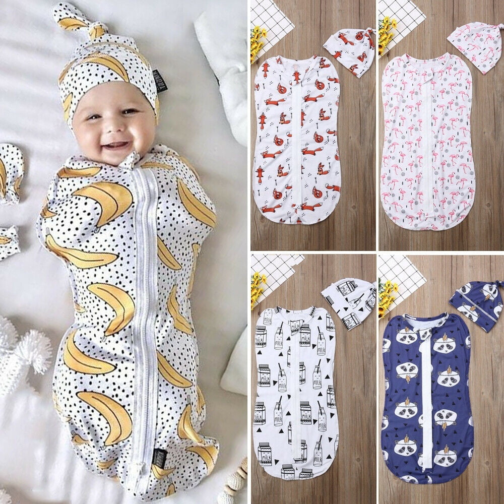 baby swaddle with zipper