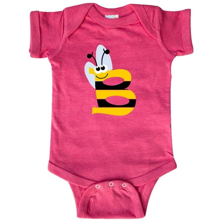 

Inktastic Cute Bee Initial B Gift Baby Boy or Baby Girl Bodysuit