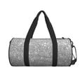thumbnail image 2 of Easygdp GlitterSilver Travel Bag, Camping, Weekend, Carry On Overnight Duffel Bag with Shoulder Strap, 2 of 8