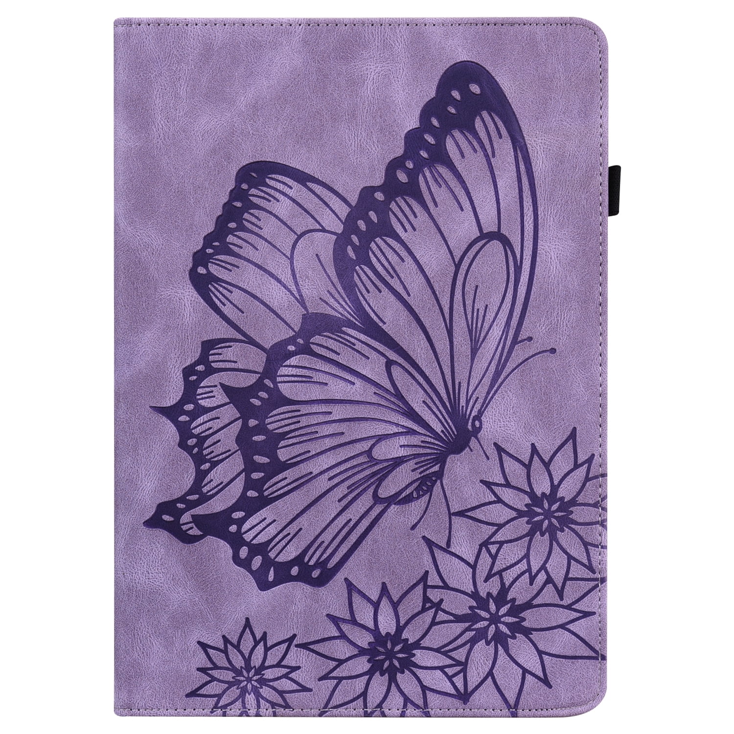 Allytech iPad 10th Generation Case 2022 Released 10.9 inch, Big Butterfly Slim Fit Multi Angle Viewing Stand Protective Shockproof Pencil Holder Hand Strap Back Cover for Apple iPad 10.9" 10th Gen