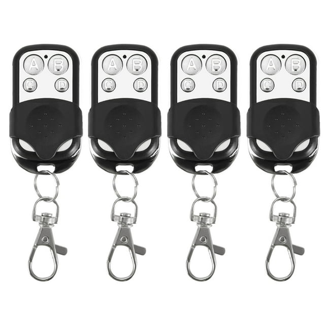 4 Uds. Mando a distancia inalámbrico de clonación Universal para puerta de garaje de coche 433,92 mhz Jadeshay A