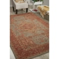 thumbnail image 2 of Nourison Heritage Hall HE16 Aqua 8' Free Form Rug, 2 of 5