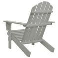thumbnail image 3 of vidaXL Garden Chair Wood Grey, 3 of 4