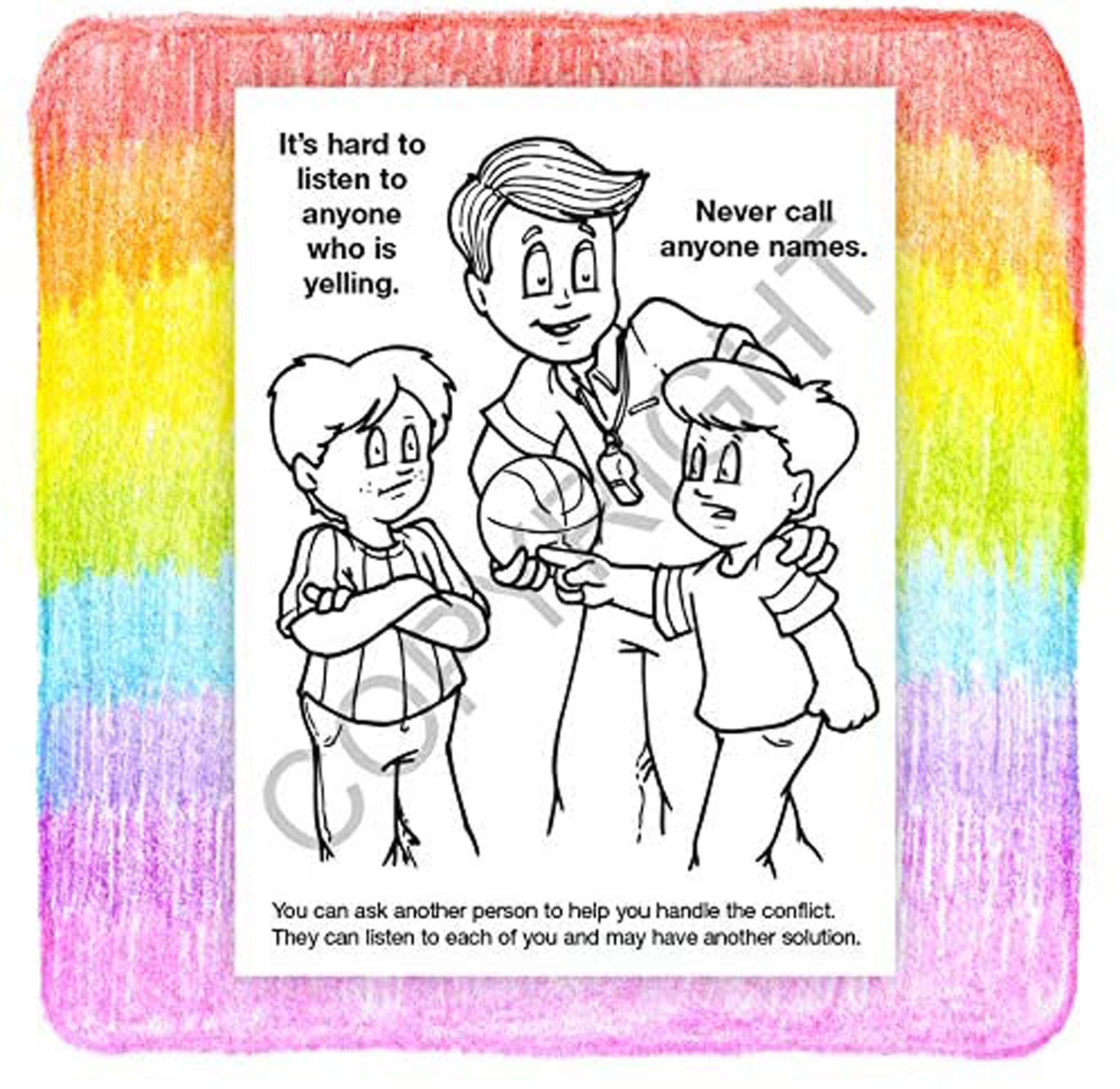 25 Pack - How to Handle Stress and Conflict Kid's Coloring & Activity Books