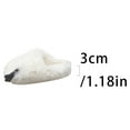 thumbnail image 7 of Cute Fuzzy Slippers for Women Indoor Outdoor Memory Foam House Shoes Furry Soft Warm Cozy Bedroom Foot Slip on, 7 of 7