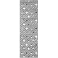 thumbnail image 2 of SAFAVIEH Montauk Katee Geometric Diamonds Runner Rug, Black/Ivory, 2'3" x 7', 2 of 6