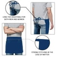 thumbnail image 5 of Utopia Wear Delantal De Cintura Con 3 Bolsillos [Paquete De 12] Delantal Corto De Camarera Para Mujeres, Hombres, Cocina, Restaurante Y Manualidades (Azul), 5 of 5