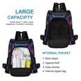 thumbnail image 6 of FORMRS Women's Travel Backpack Purse Anti-Theft Hidden Pockets Casual Shoulder Bag, Gradient Owl Pattern, 6 of 7