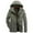 Army Green, variant on Men's Winter Coat Padded Thickened Insulated Loose Fit Casual Outerwear With Multiple Pockets For Cold Weather