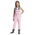 thumbnail image 3 of CUZIBR Kids Chest Waders Solid Color Cartoon Print Sleeveless Youth Fishing Waders With Boots Waterproof Boys Girls Breathable Suspender Trousers Lightweight Bootfoot Sets,Pink,6.5-7 Years, 3 of 8