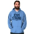 thumbnail image 3 of Jesus Strong Philippians 4:13 Bible Hoodie Sweatshirt Women Men Brisco Brands M, 3 of 6